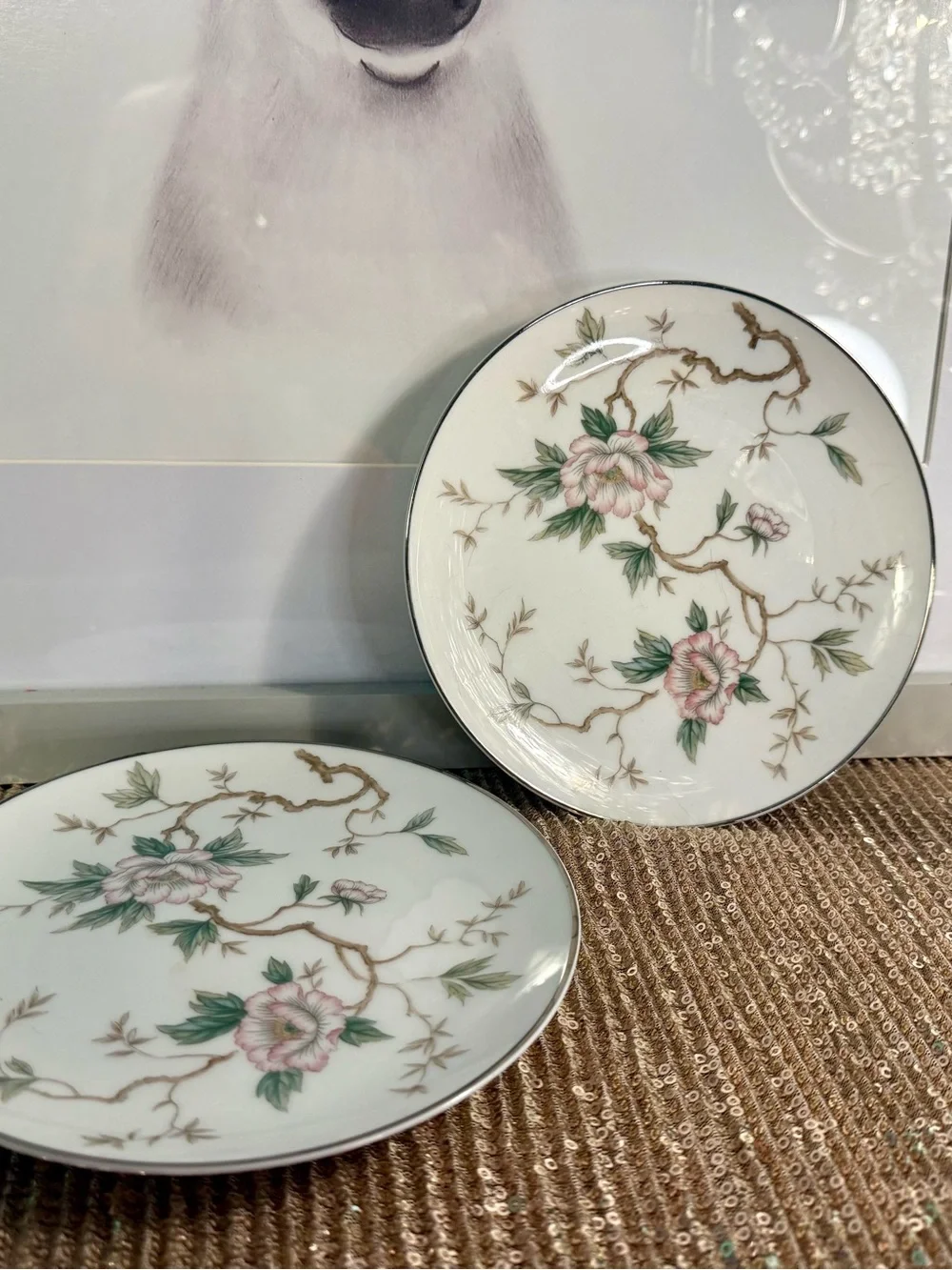 🌸H10 - Noritake China Dessert Plates Set of 2🌸🛍️